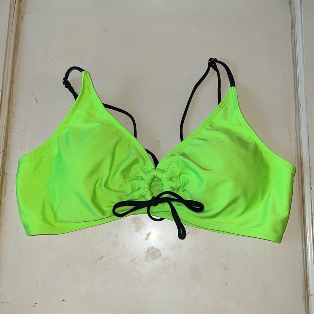 SHEIN Tie Bikini Top Size 1XL
